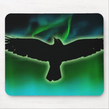 Raven Mousepad by spike_wolf at Zazzle