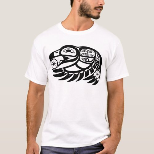 Raven Native American Design T_Shirt