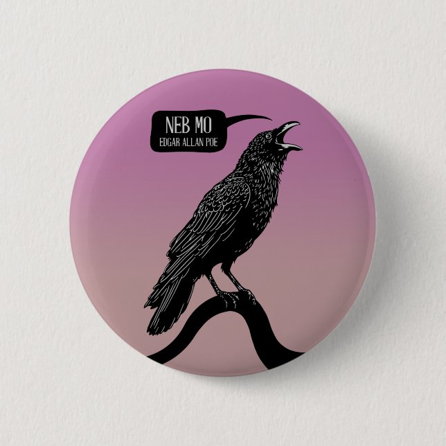 Raven: "Neb Mo." Button (Front)