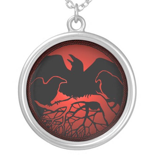 Raven Necklace Raven Gift Raven  Crow Art Jewelry