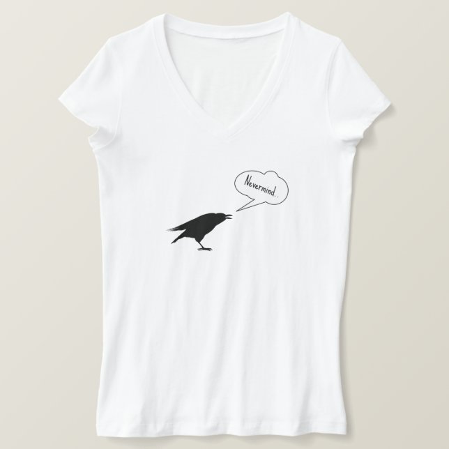 Raven Nevermind T-Shirt (Design Front)