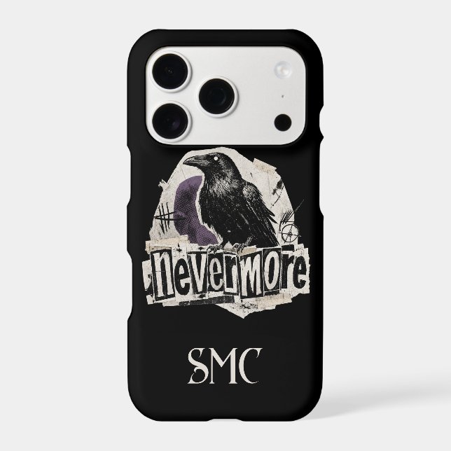 Raven Nevermore Gothic Iphone Case (Back)