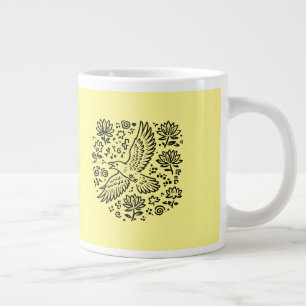 Raven of Transformation Giant Coffee Mug