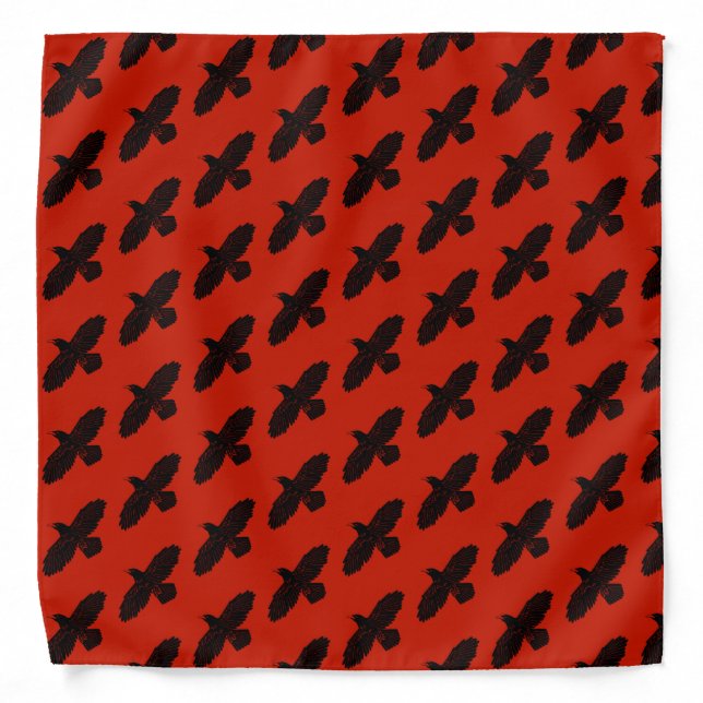 Raven On Red Bandana (Front)