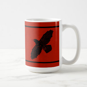 Raven On Red Coffee Mug