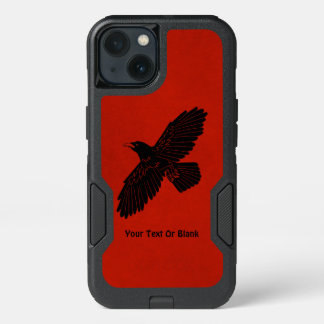 Raven On Red iPhone 13 Case