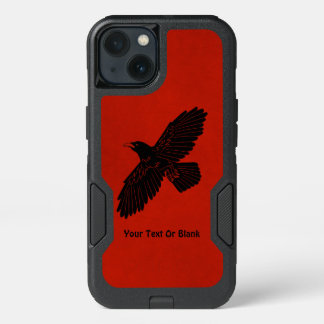 Raven On Red iPhone 13 Case