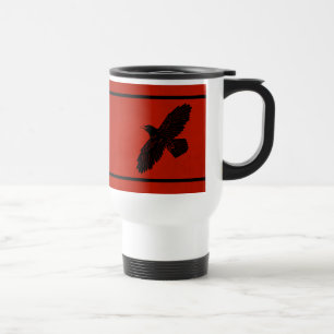 Raven On Red Travel Mug