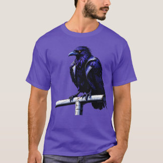 Raven on the Goal: Baltimore's Fiercest Look T-Shirt