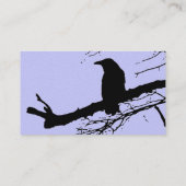 Raven on the Tree Business Card (Back)