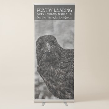 Raven P9239 Retractable Banner by DevelopingNature at Zazzle