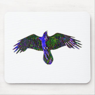 Raven Paint Mouse Pad