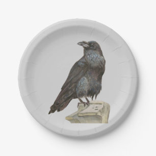 Raven Paper Plates