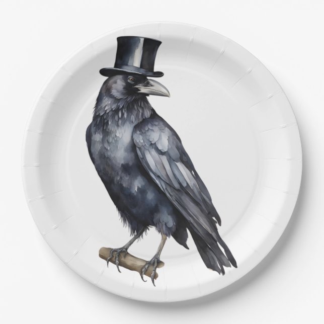 Raven Paper Plates (Front)