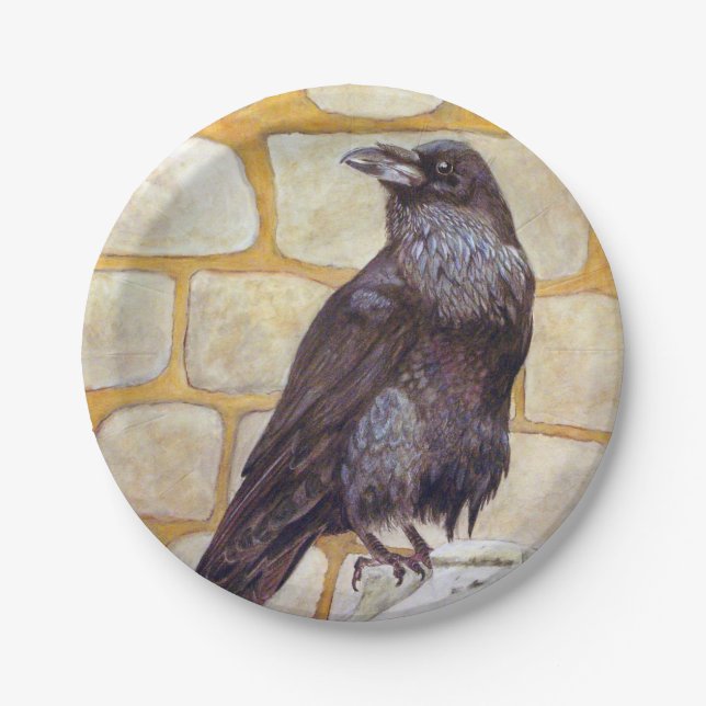 Raven Paper Plates (Front)