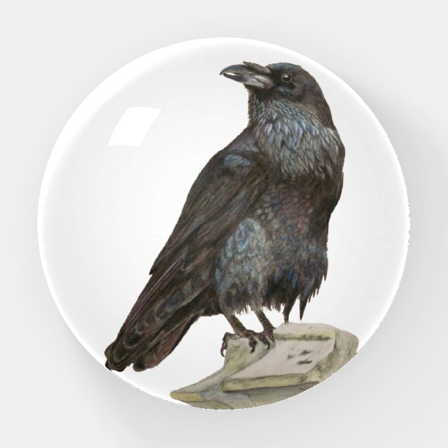 Raven Paperweight (Front)