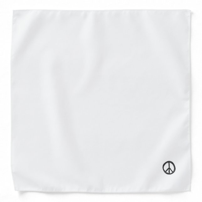 Raven Peace Sign - Bandana (Front)