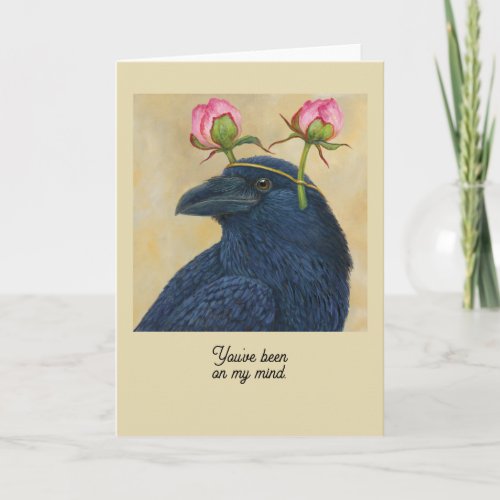 Ravenpeony card