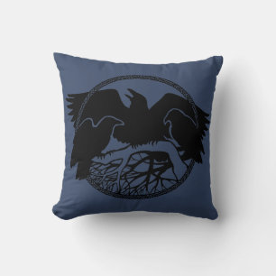 Raven Pillows First Nations Raven Art Pillows