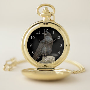 Raven Pocket Watch