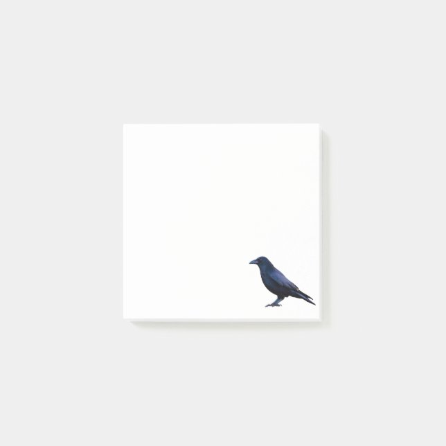 Raven Post It Notes / White (Front)