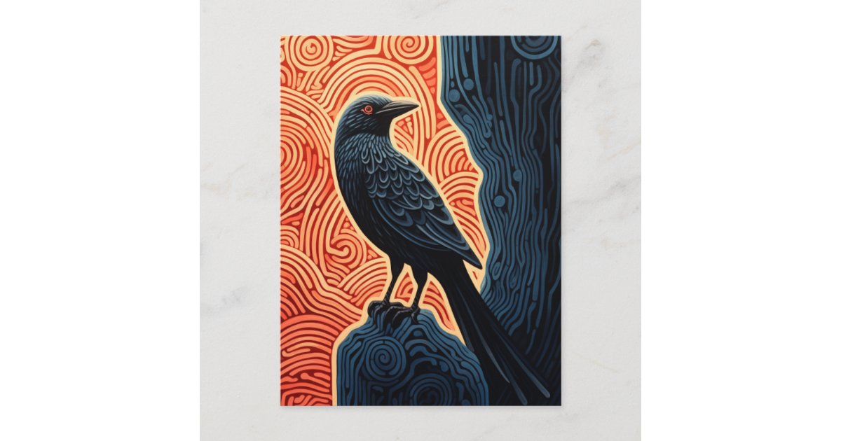 Raven Postcard | Zazzle