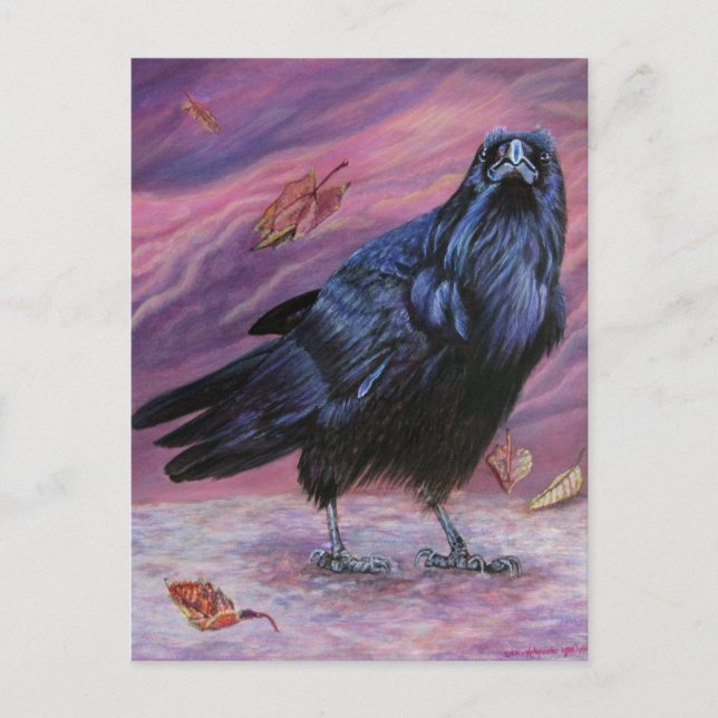 Raven Postcard (Front)