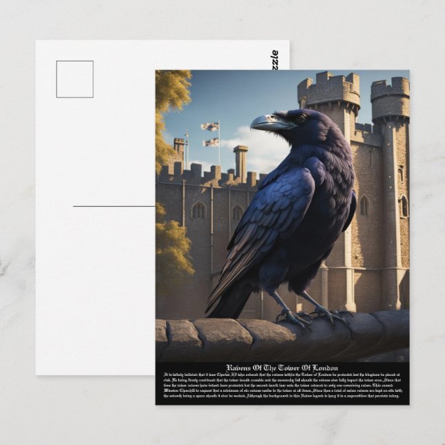Raven Postcard (Front/Back)