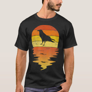 raven retro sunset 70s vintage raven T-Shirt