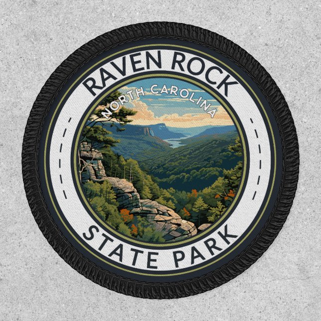 Raven Rock State Park North Carolina Travel Badge (Front)