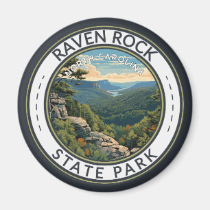 Raven Rock State Park North Carolina Travel Badge Magnet
