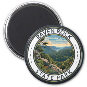 Raven Rock State Park North Carolina Travel Badge Magnet