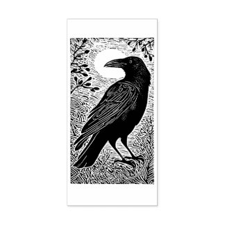 Raven Rubber Stamp