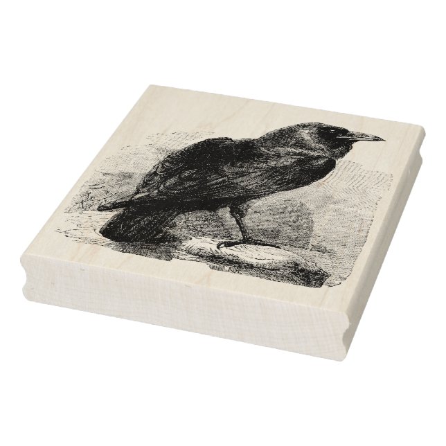 Raven Rubber Stamp (Stamp)
