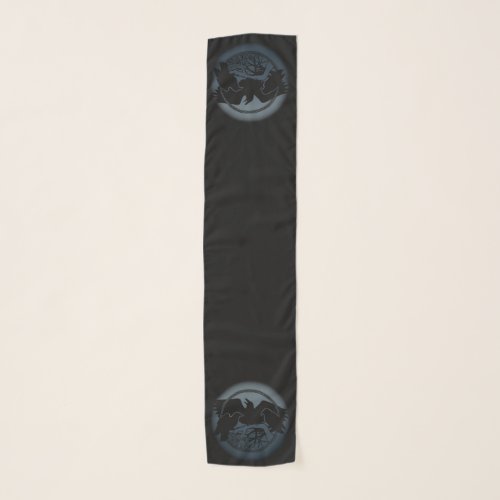 Raven Scarf Raven Bird Scarves Crow Raven Gift