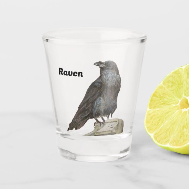 Raven Shot Glass (Front)