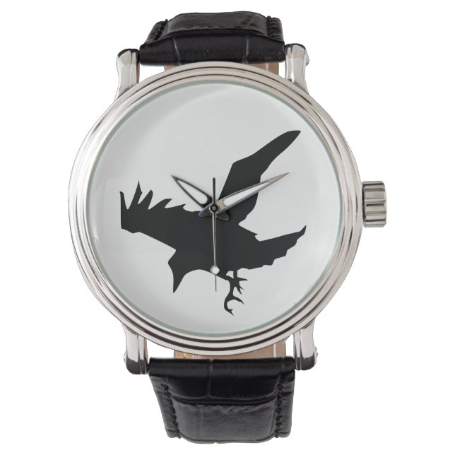 Raven Silhouette Watch (Front)