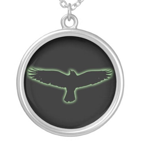 Raven Silver Plated Necklace