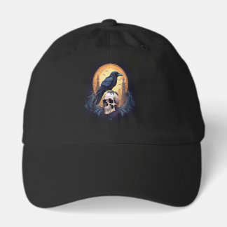 Raven Skull Horror Lover Hat