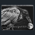 Raven Spirit 2023 Wall Calendar<br><div class="desc">An 18 month Calendar displaying my photography of Ravens throughout the year. A great gift or a gift for yourself to display on your wall</div>