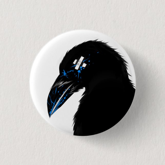 Raven splat! button (Front)