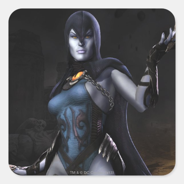 Raven Square Sticker (Front)