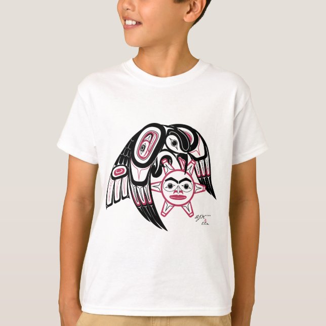 Raven Stealing the Sun T-Shirt (Front)