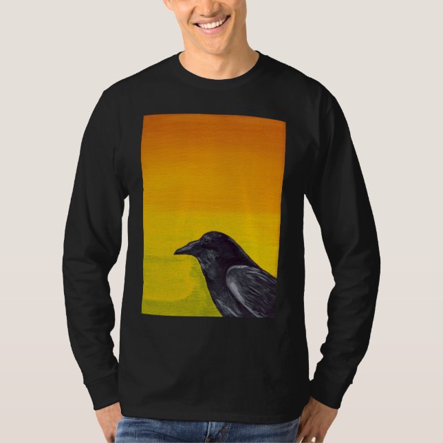 raven sunrise T-Shirt (Front)