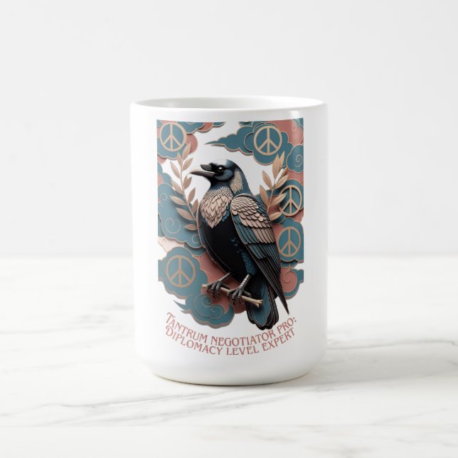 Raven Tantrum Mediator T Shirt Coffee Mug (Center)