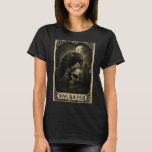 Raven Tarot Card Crow Skull Dark Horror Alt Deathc T-Shirt