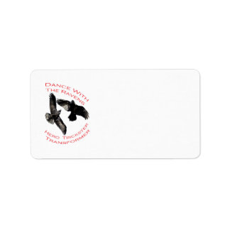 Raven the Transformer Label