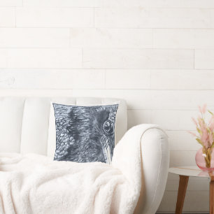 Raven Throw Pillow
