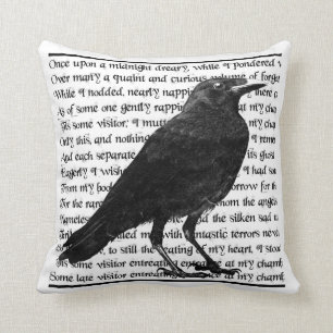 Raven Throw Pillow