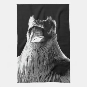 Raven Towel Spirit Animal Raven Art Tea Towel Gift